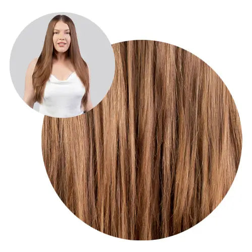 20" Classic Honey Blonde Clip-In Hair Extensions (180g) nobasicbeauty