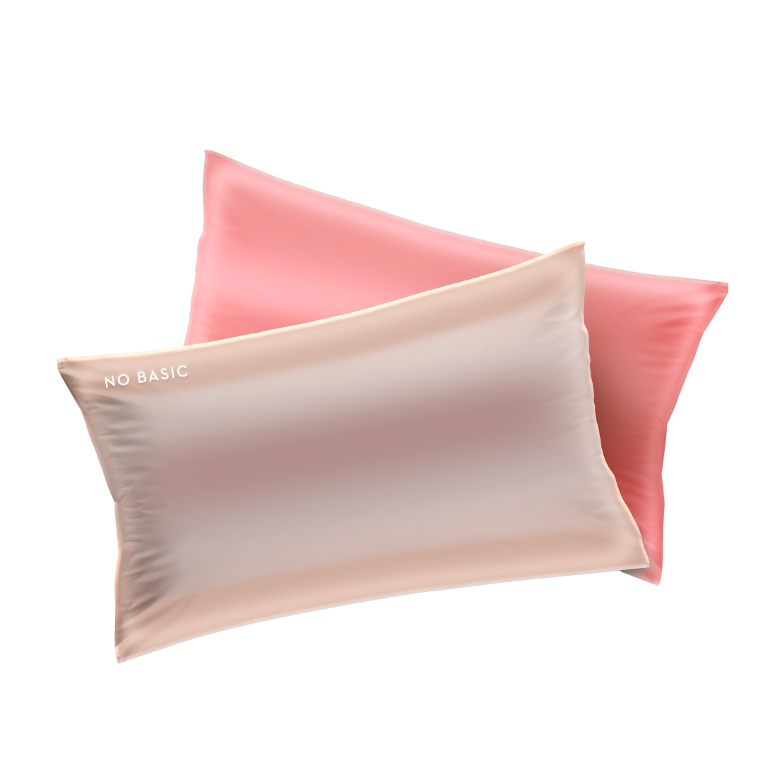 2 in 1 Pillowcase Envelope Beige & Pink No Basic Beauty