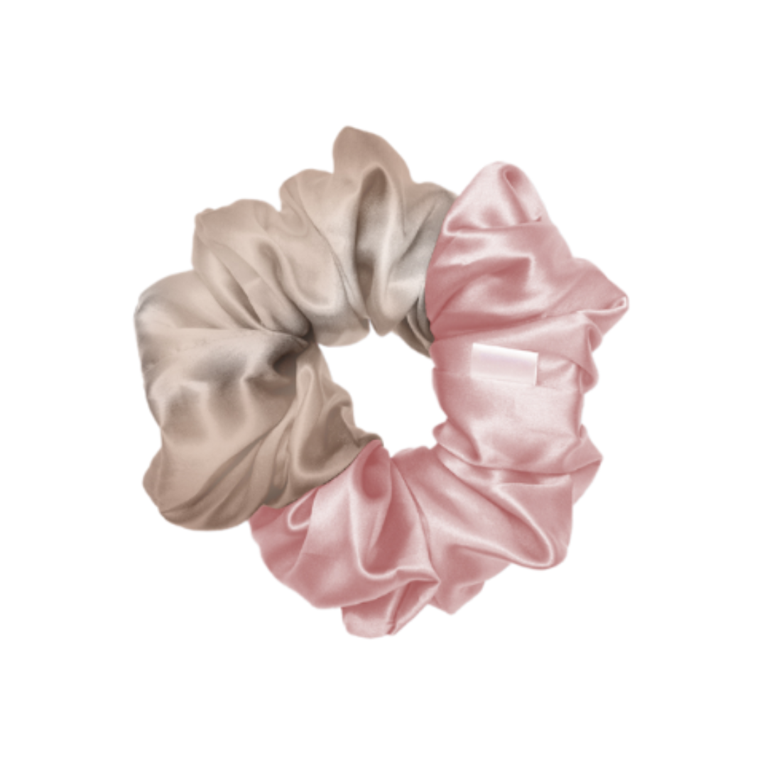 2 in 1 Mega Scrunchie Beige & Pink No Basic Beauty