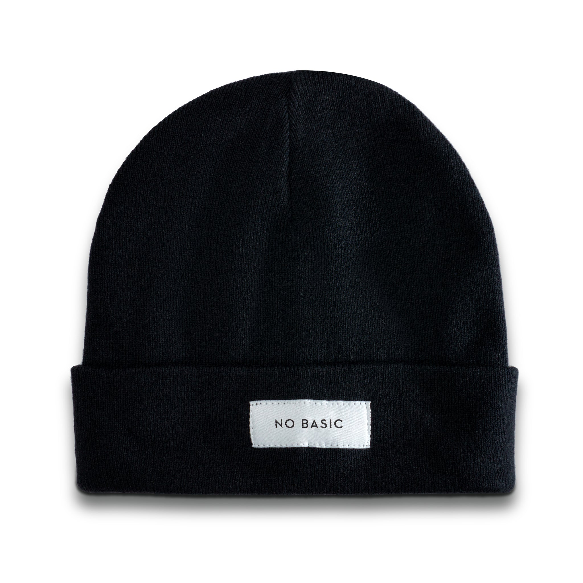 No B Satin Lined Beanie Black nobasicbeauty