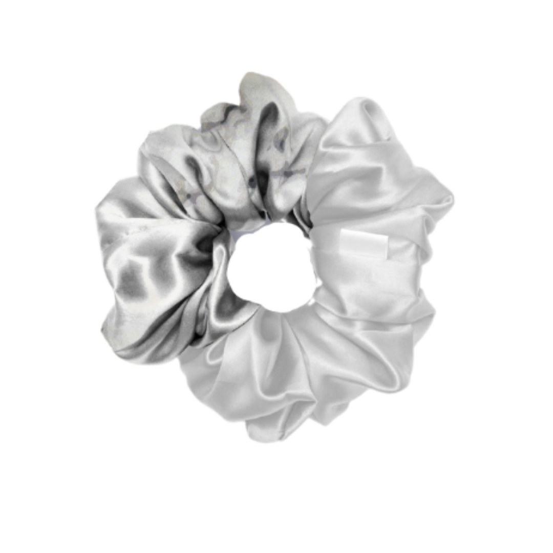 2 in 1 Mega Scrunchie White & Marble No Basic Beauty